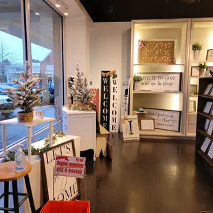 Signs and furniture. Need a unique furniture piece let us know and we can make it for you