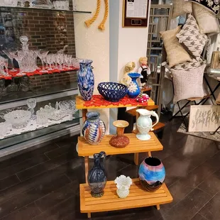 Love unique pieces then check out the home decor or unique gifts available in the Williamsburg Bazaar