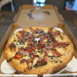 MARGHERITA Pecorino, Basil, Parmigiano-Reggiano, Olive Oil, Homemade Fresh Mozzarella &amp; Tomato Sauce