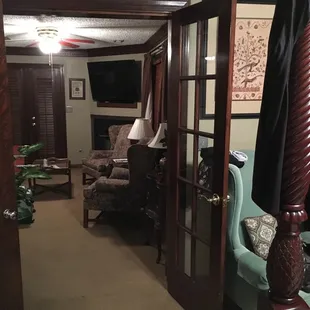 Our room is a very beautifully appointed suite