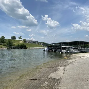 The dock