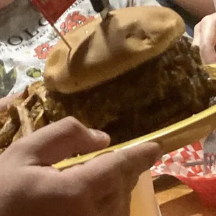 Triple by pass burger
