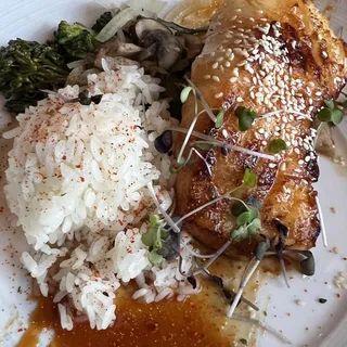 Miso Glazed Sea Bass