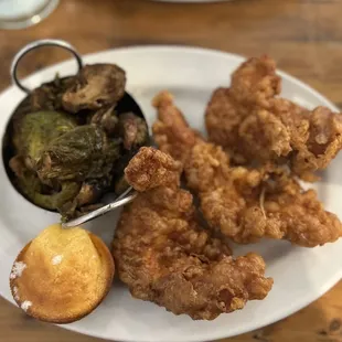 Tenders Meal + Brussel Sprouts