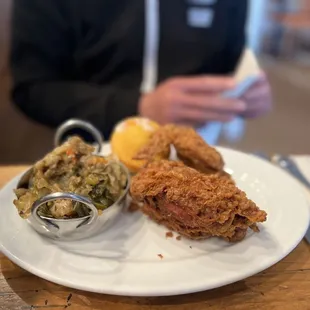 a plate of food