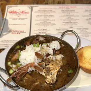 Gumbo and Vegan Rice