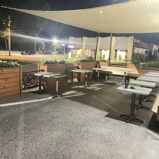 outside, sushi and sashimi