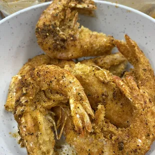 Cajun soft shell shrimp
