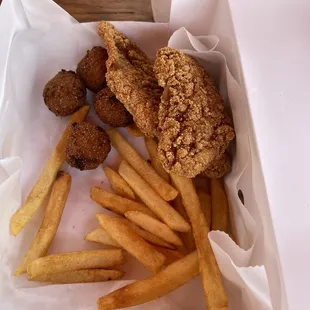 Catfish and fries