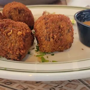 Boudin balls appetizer