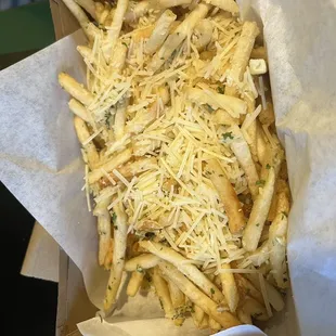 Garlic fries were good!