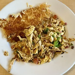 Machaca Chicken and Hash Browns