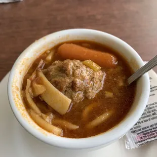 Meatball soup
