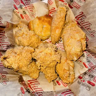 6 piece Krispy wing combo