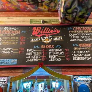 the menu