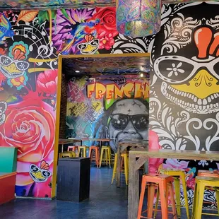 Funky dining room