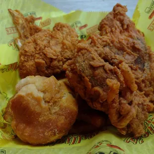 chicken wings and fried chicken, food