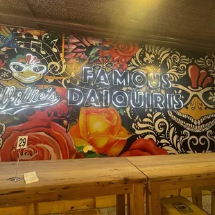 Famous Daiquiris wall