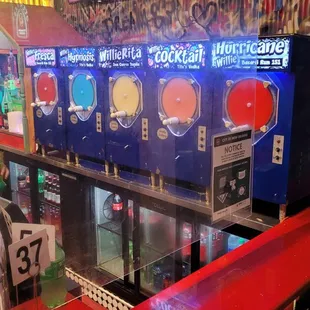 Frozen adult beverages on offer