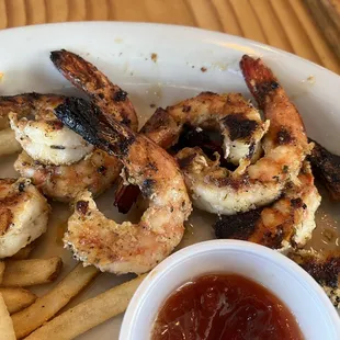 Grilled Shrimp - Good but a little over done for me