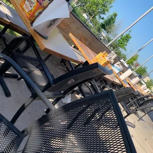 Outdoor seating area