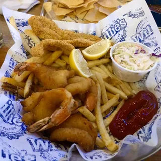 Fried Catfish and Shrimp Combo
