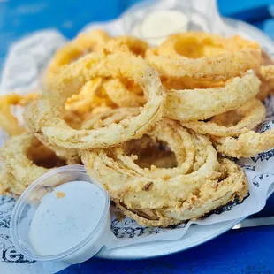 Appetizer: Hand Breaded Onion Rings