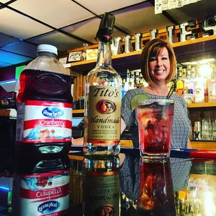 Titos vodka at Willies Hideout
