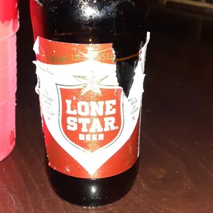 Lone Star fresh outta the ice for him, and an ice cold margarita for me!!