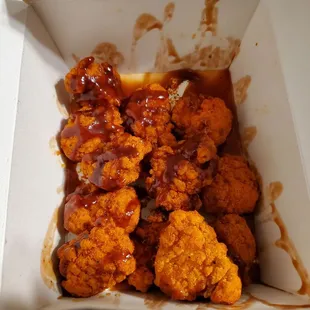 Cheddar bbq boneless wings