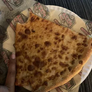 $9.32  Bland &amp; no crunch on crust  Finger for scale