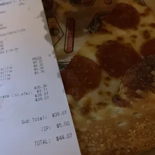 $44 for greasy pizza and rude service. Drove ten hours to view the best dives in New Orleans &amp; unfortunately this one was a miss.
