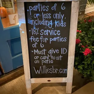 Outside Chalkboard