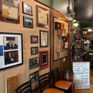 the inside of a restaurant