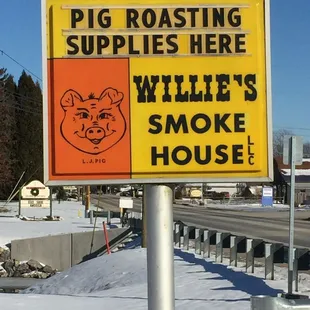 pig roasting supplies here