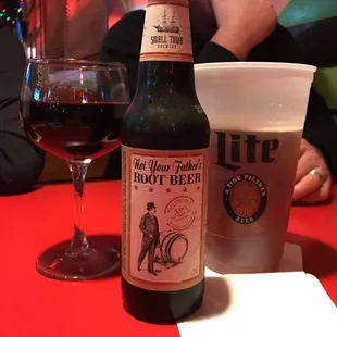 What a great selection of drinks. They even carry "Not Your Fathers Rootbeer"