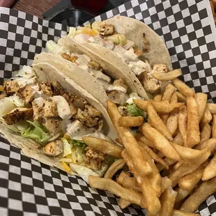 Chicken Soft Tacos