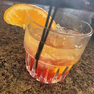 Old fashion with Buffalo Trace