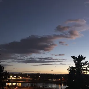 Sunset at Willis case patio. Great views!