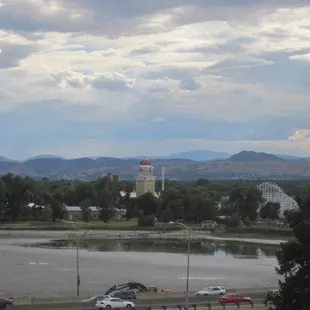 Willis Case - Lakeside in the foreground. Check out the roller coaster.