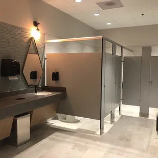 New bathrooms