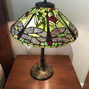 Details. Tiffany style lamp. Really neat.