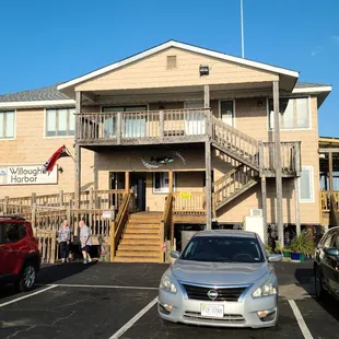 Outside Willoughby Fish House