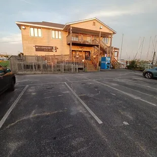 outside