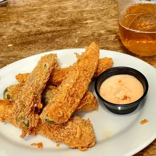 The fantastic fried pickels