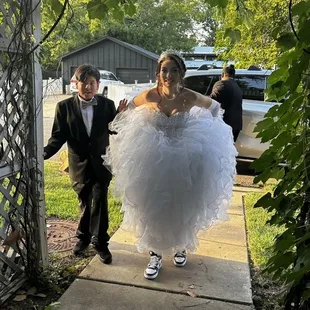 Pretty side entrance