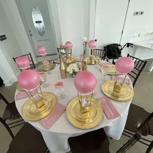 Table setup