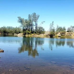 The island across from Willow Creek Recreation Area