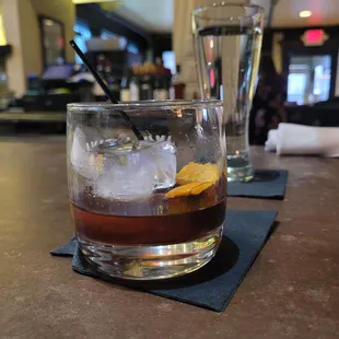 Old Fashioned, priced at $11, photo was taken before I even took a sip.