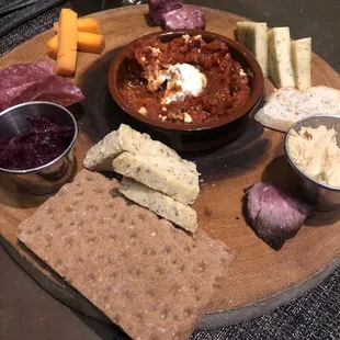 Meat and cheese board